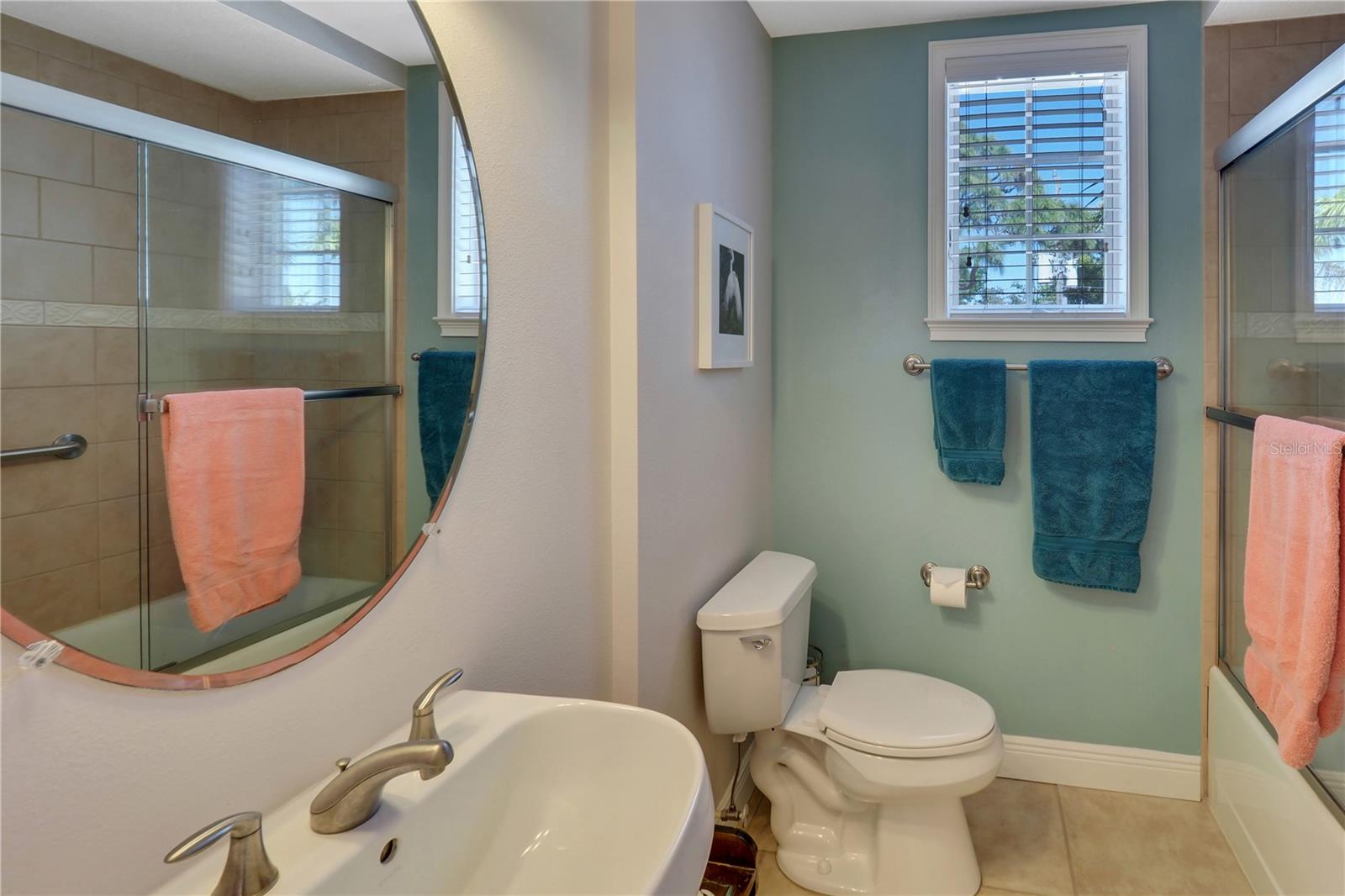 Shower and Bathroom for Bedrooms 2&3