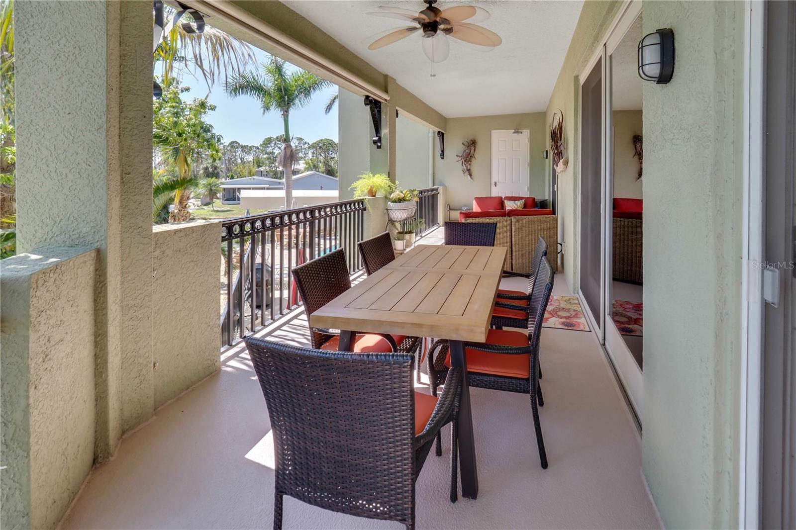 View of the Lanai from the other direction. What a great place to watch the sun go down.