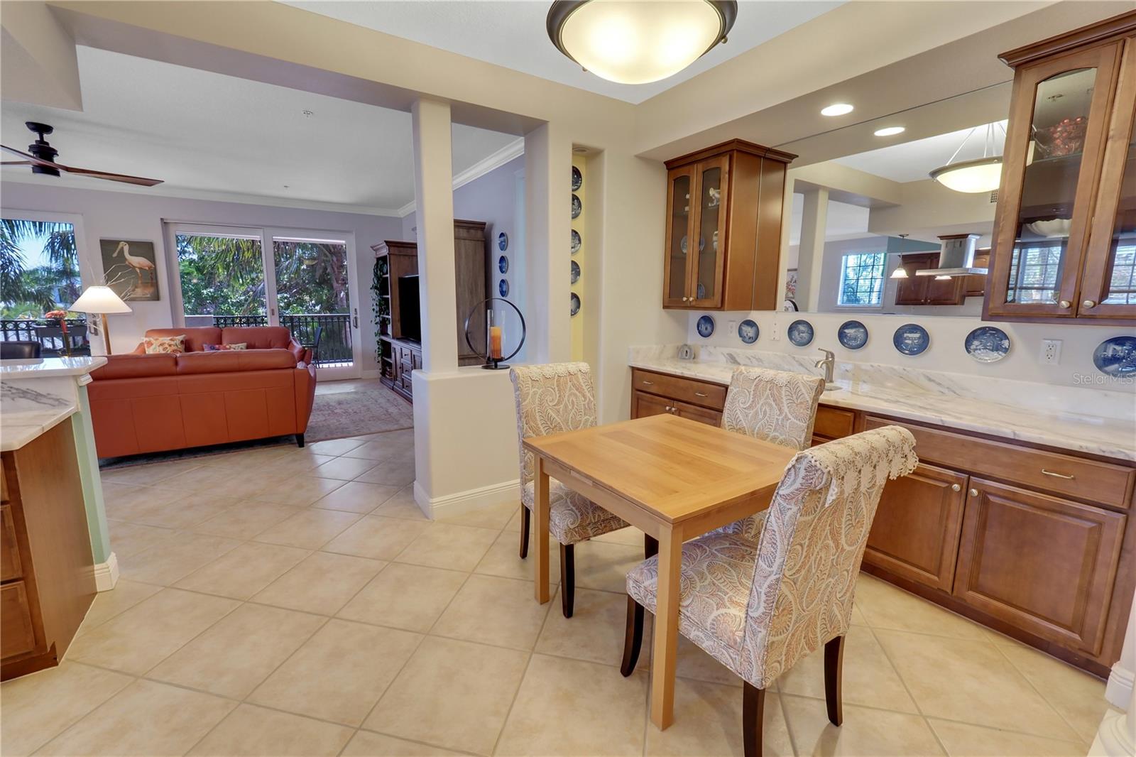breakfast area