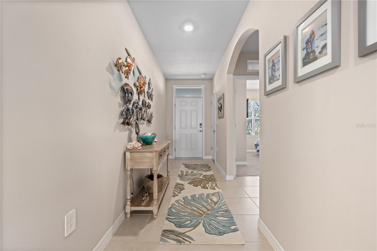 entry way looking back at front door entry