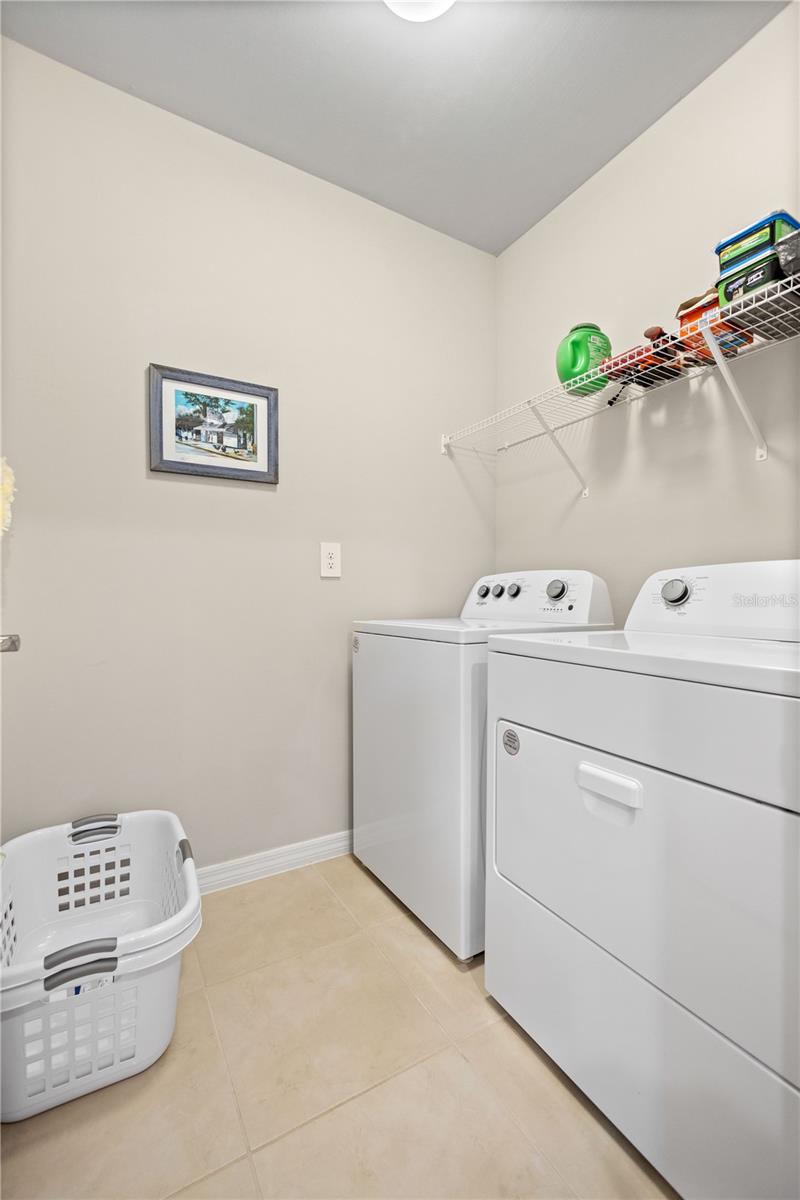 separate laundry room