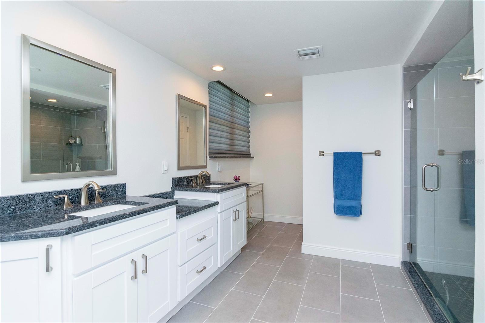 The Master Bathroom has been completely updated by Total Home Improvement