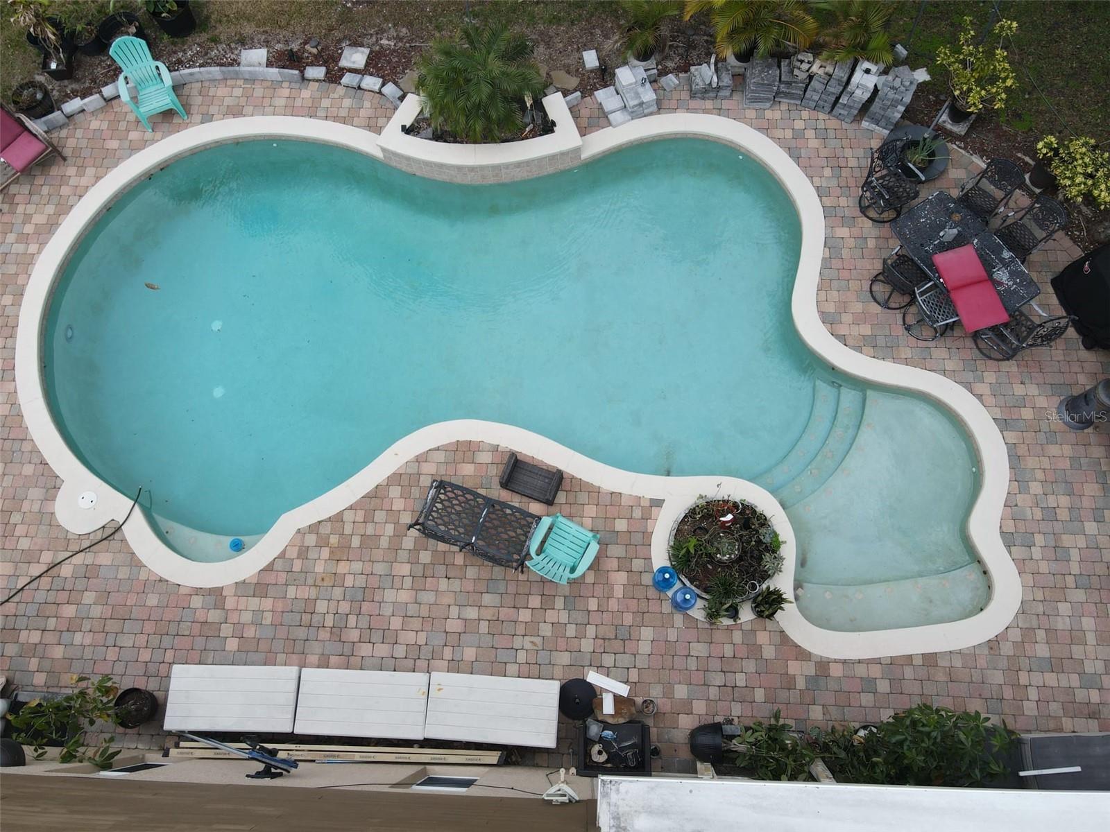 Pool Aerial View