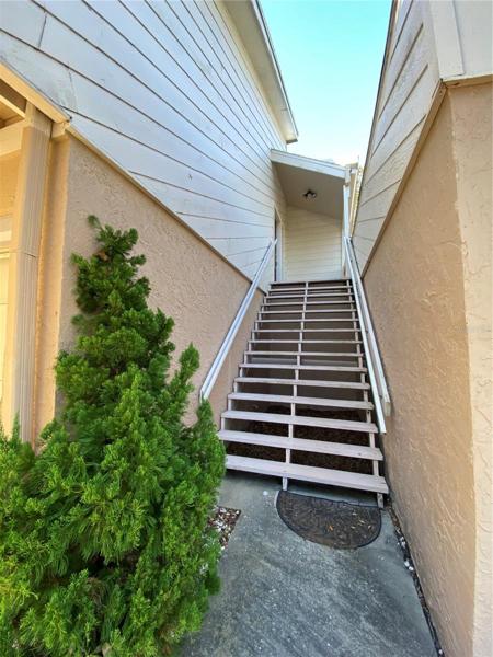 entry to upstairs and main living area