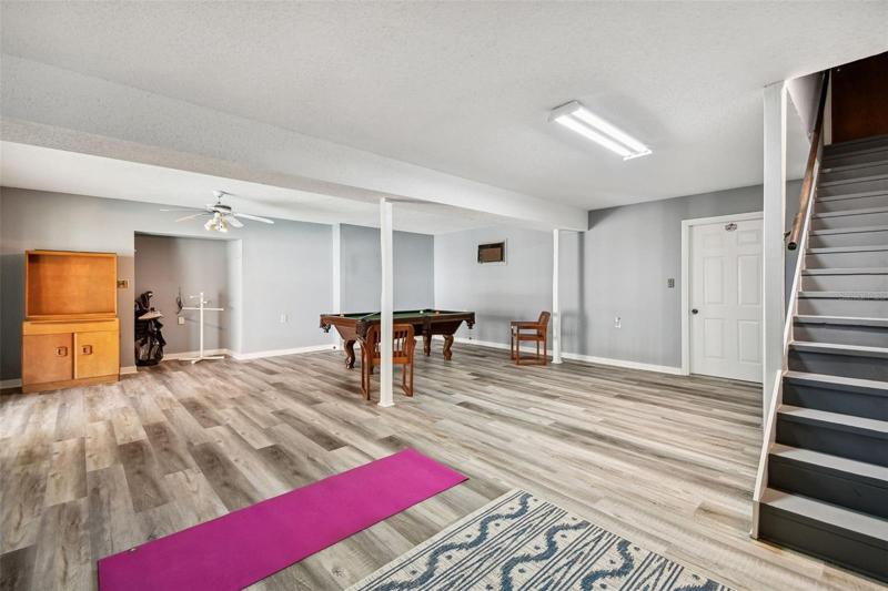 downstairs bonus room