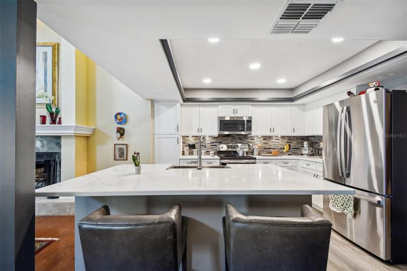kitchen island with seats