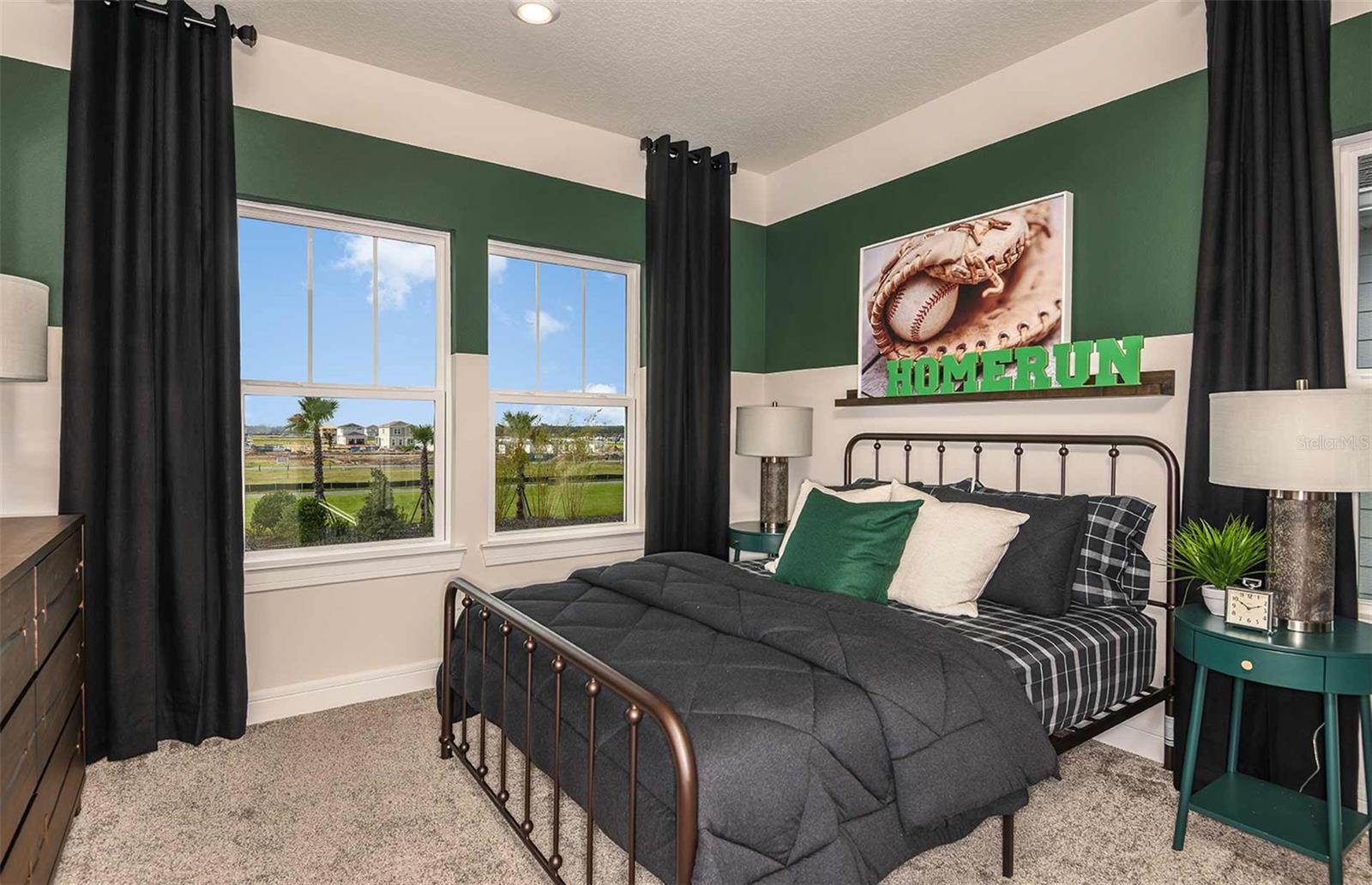Model Home Design Only. Pictures and furnishings are for illustrative purposes only. Elevations, colors and options may vary. Furniture is for model home staging only.