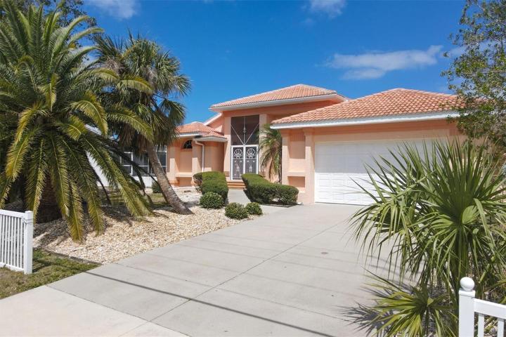 Mature landscaping, Fresh exterior paint and impressive Entry greet you and your Guests!