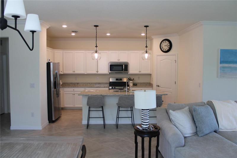 Family room/ Dining area/ kitchen
