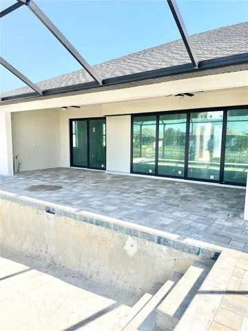 Pool Deck/Lanai Under Construction