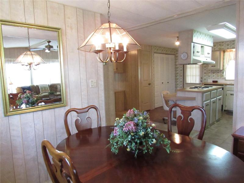 Dining looking towards kitchen.