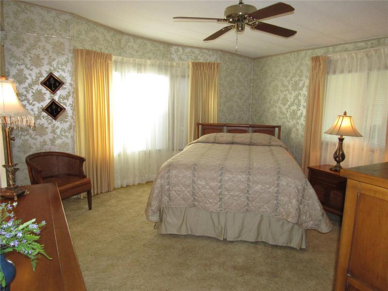 Master suite with walk in closet and in-suite Bathroom.