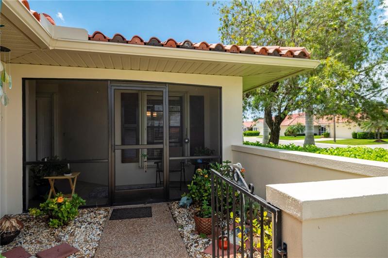Courtyard landscaping