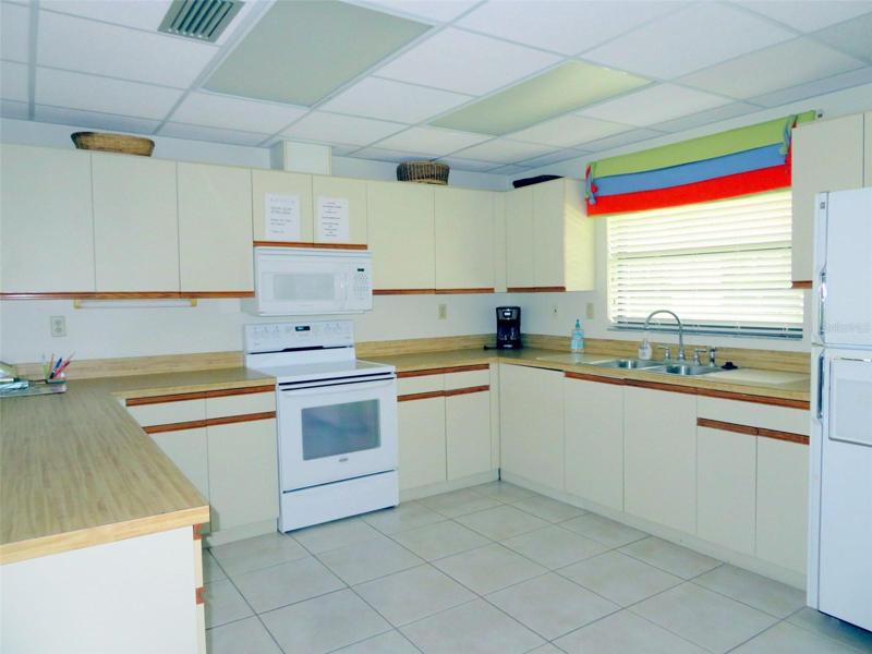 Large clubhouse kitchen