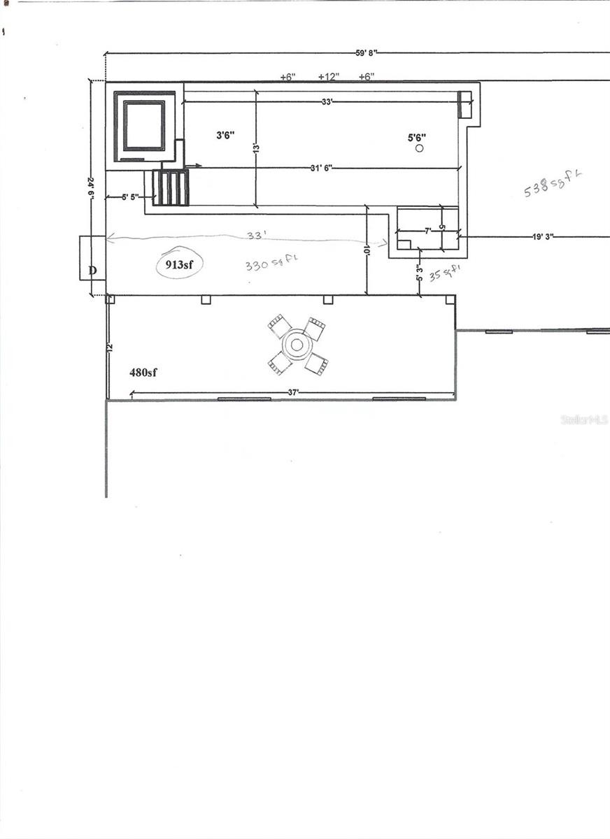 Sketch of pool that could be put in