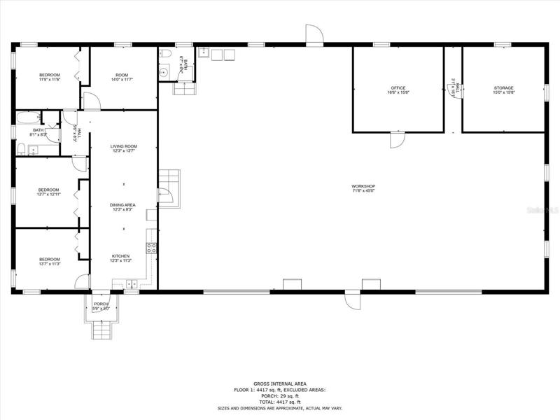 Guest House floor plan