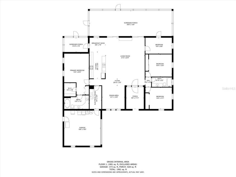 Main House floor plan