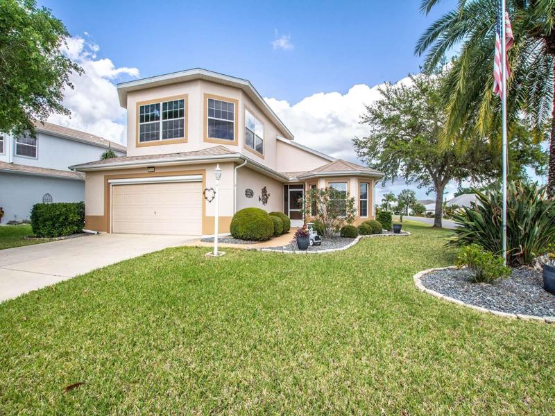 Great corner lot with nice curb appeal and prime location.  Walk across the street to the Clubhouse and Recreation Area.  Walk down the street to the lake and community dock.