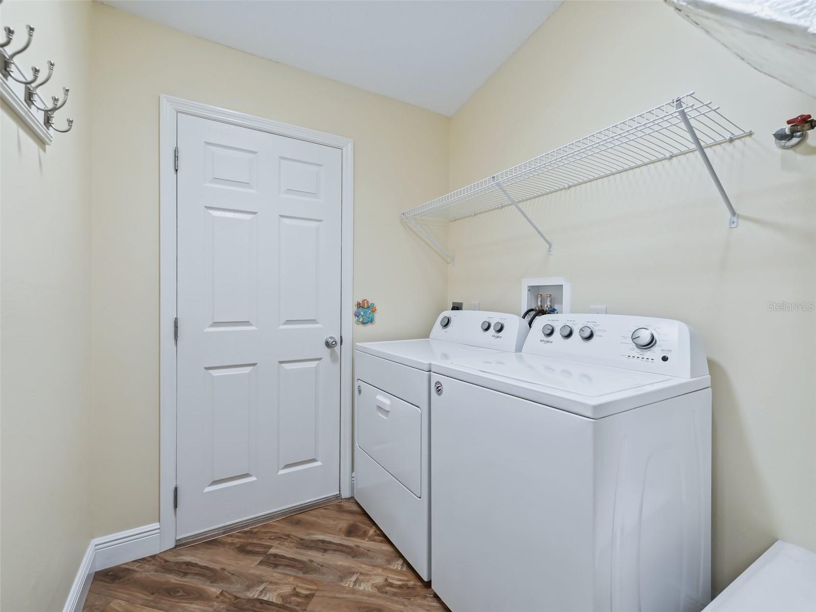 Indoor Laundry with a very bright solar tube!