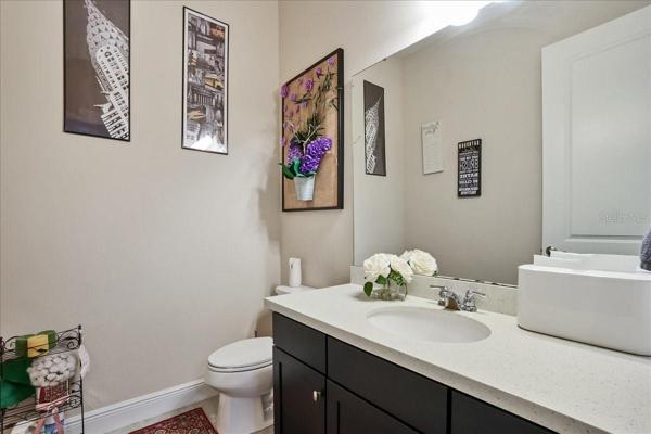 Half Bath on the first floor
