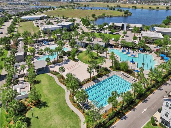 Community pool area