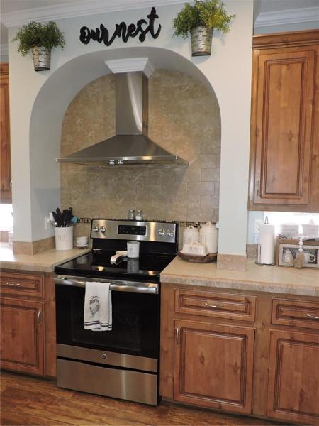Electric Smooth Top Range with Range Hood
