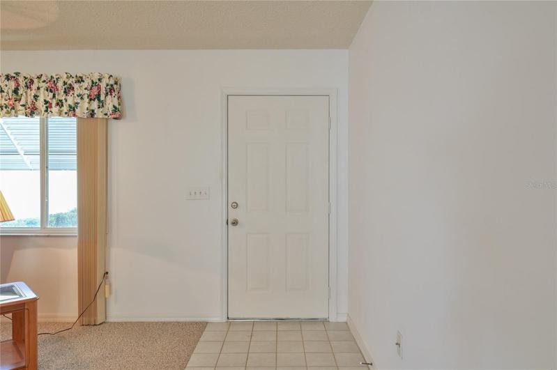 Entry with Tile Flooring