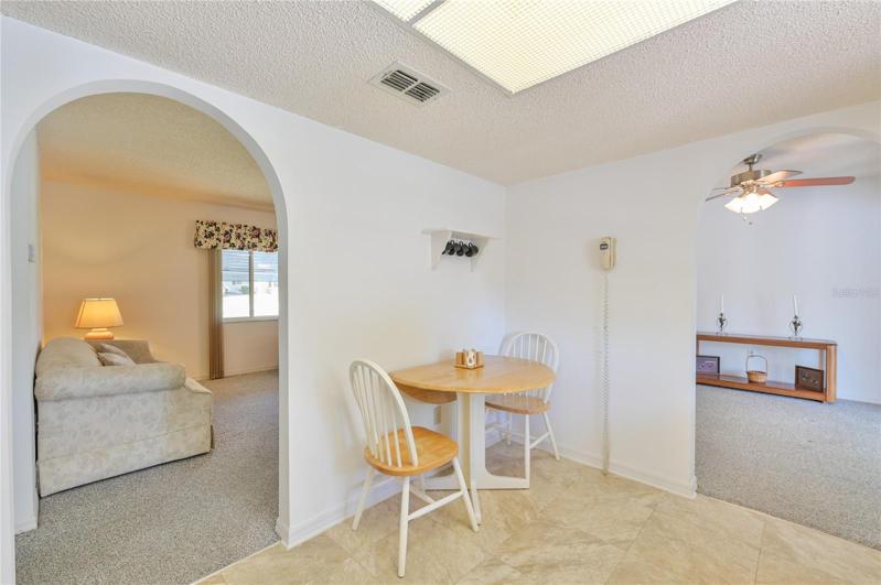 Eating Space in Kitchen