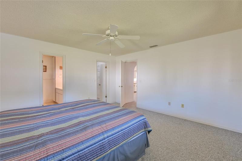 Owners Bedroom with Ceiling Fan