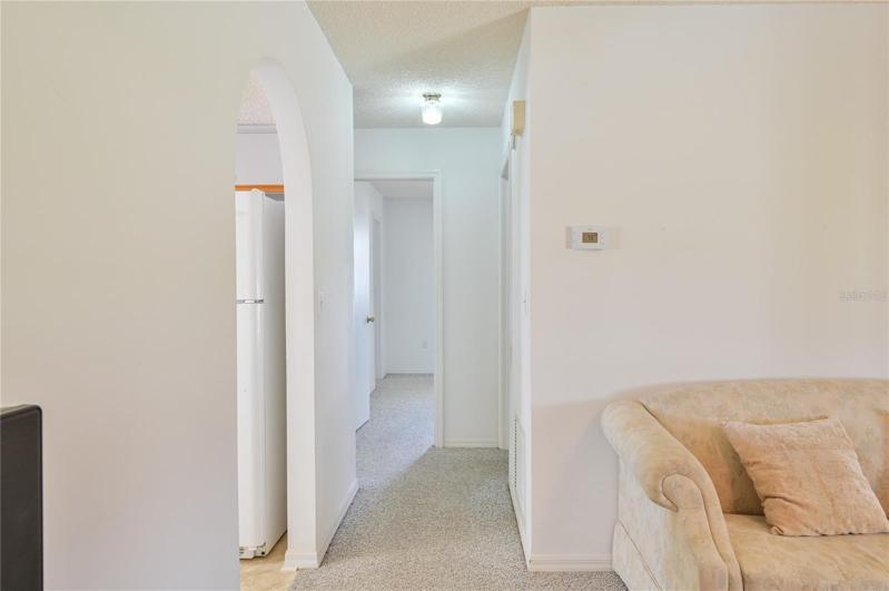 Hall to Guest Wing & Laundry