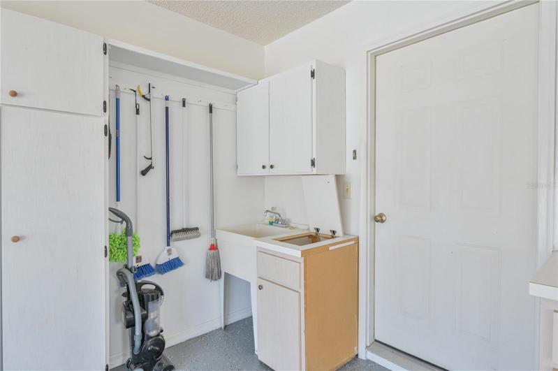 Garage Sink Cabinet (open)