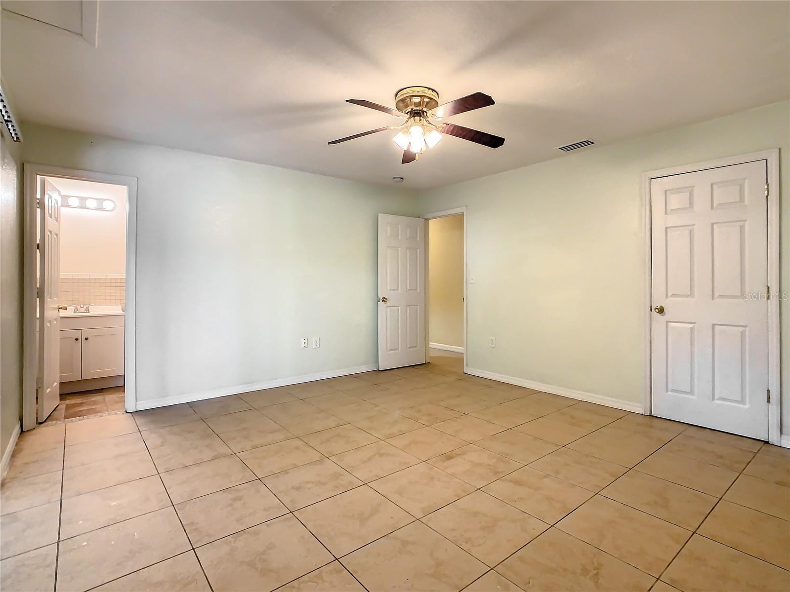 Master Bedroom with Master Bath