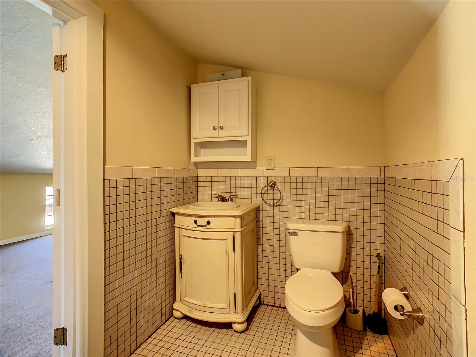 Upstairs Bathroom off the Game Room