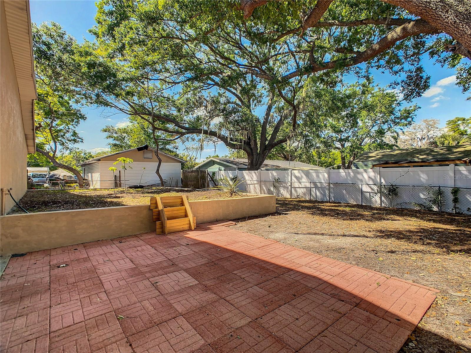 Back yard view