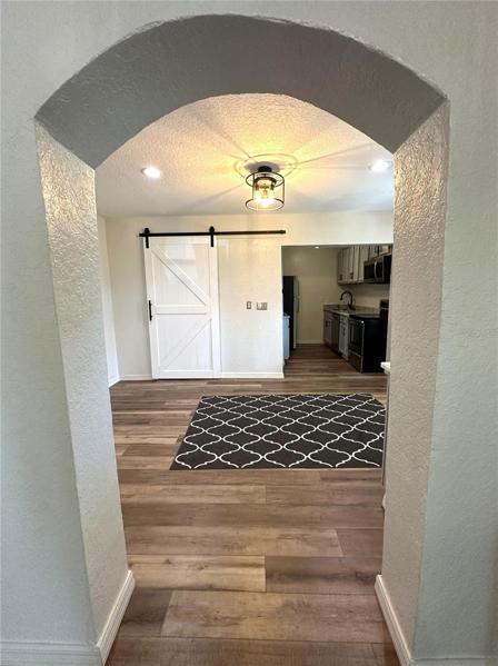 Living room looking into dining room