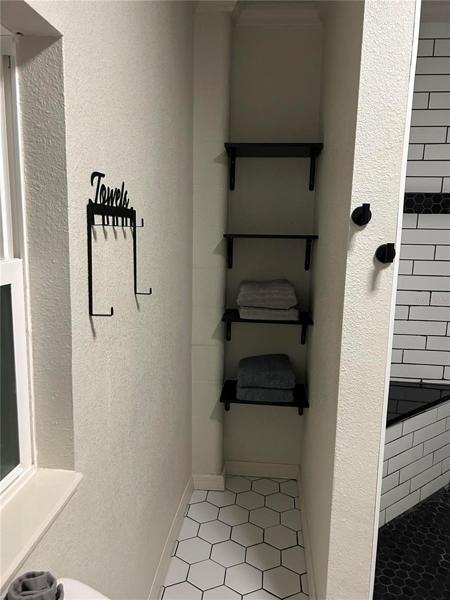 Master Bathroom Shelving/Storage