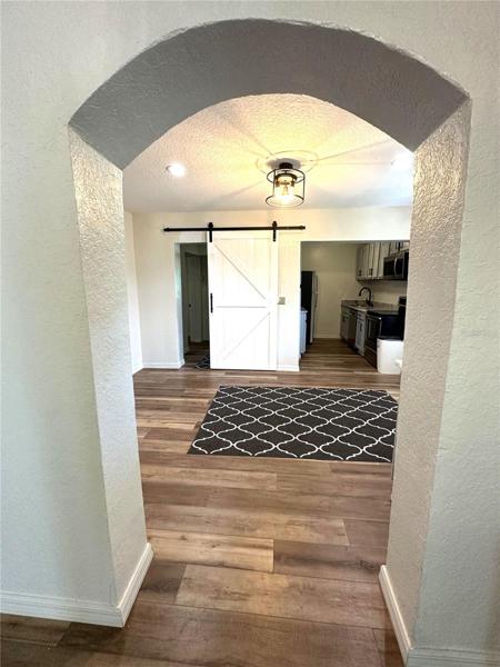 Living room looking into dining room