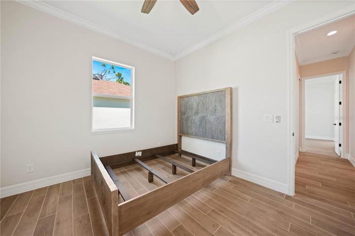 Guest Bedroom with walk-in closet