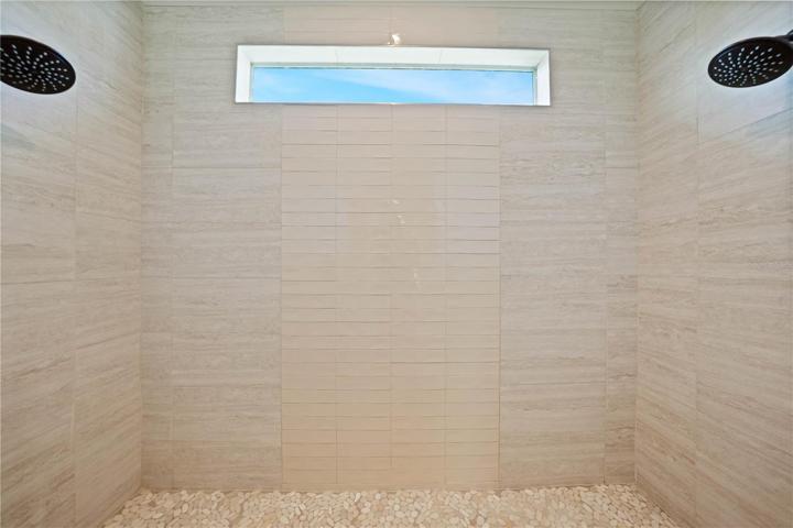 Master Shower with dual heads