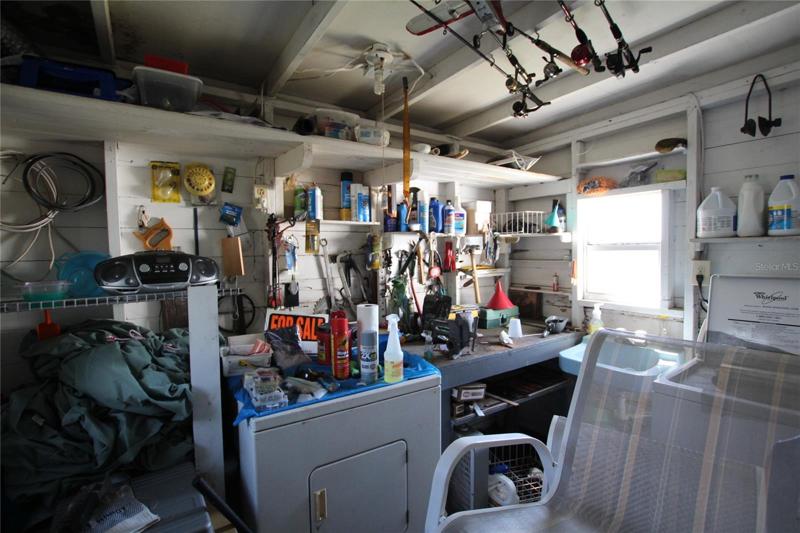 Inside Shed