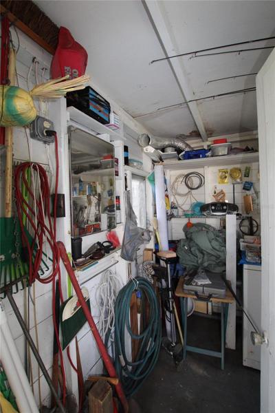 Inside Shed