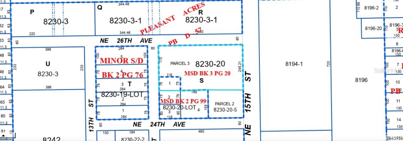 2500 NE 15th Street Plat Map information