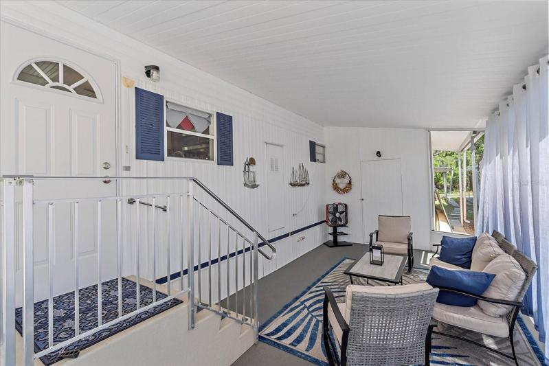 Main entrance and screened lanai