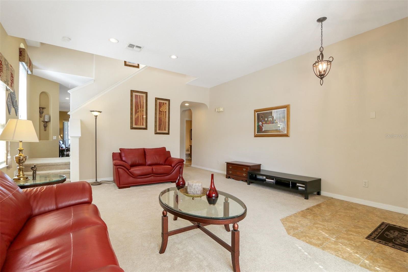 BONUS ROOM FACING STAIRCASE TO LEFT