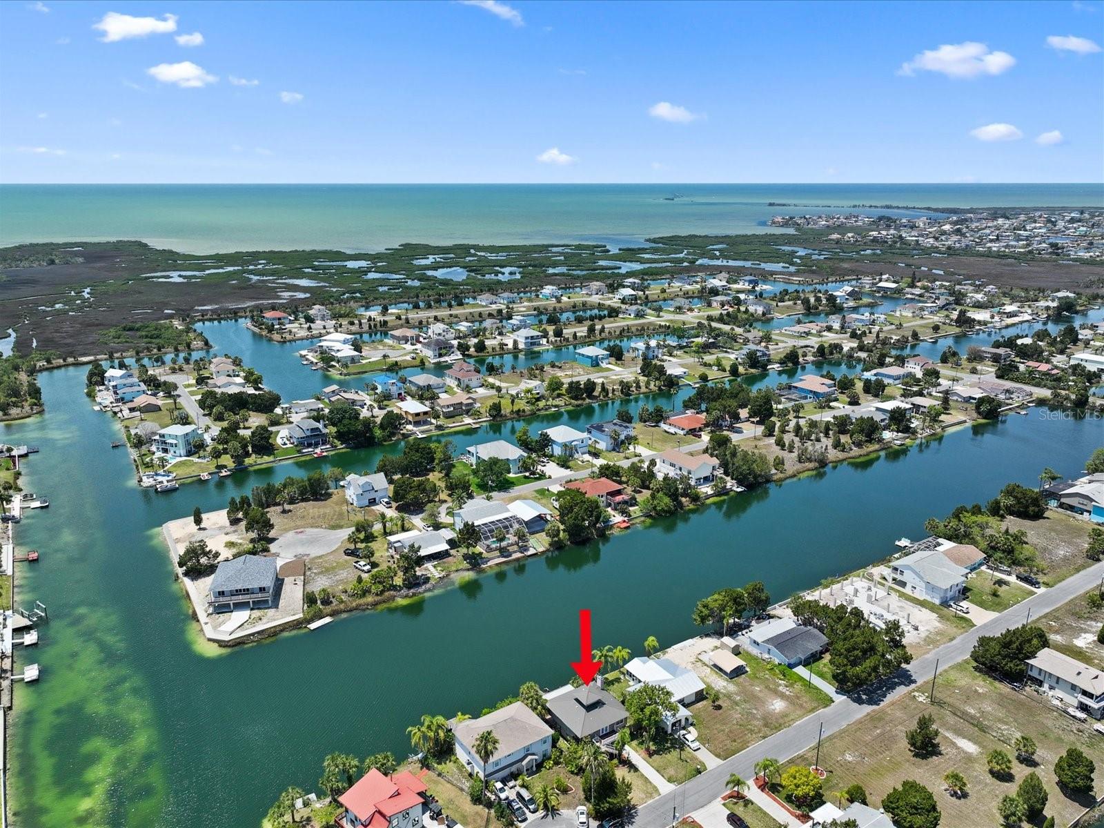 Check out how close you are to the Gulf of Mexico!