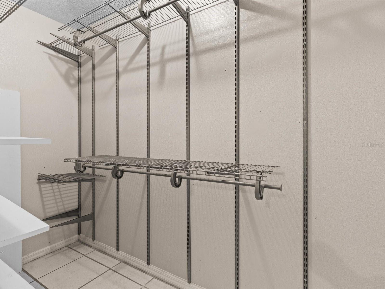 Master walk in closet.
