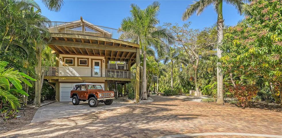 The “ Owls Nest “ has a two car garage & sleeps 4-6 comfortably