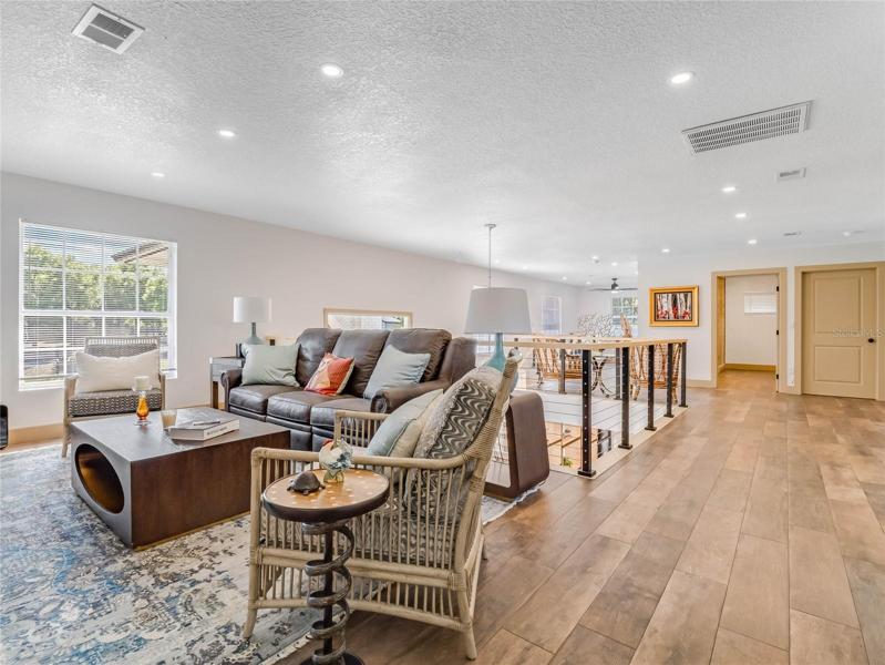 So much extra living space upstairs.