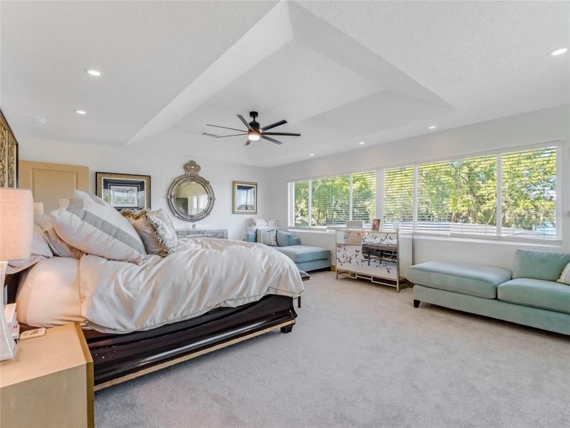 Tray Ceilings and amazing water views