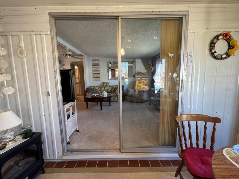 Front enclosed porch!